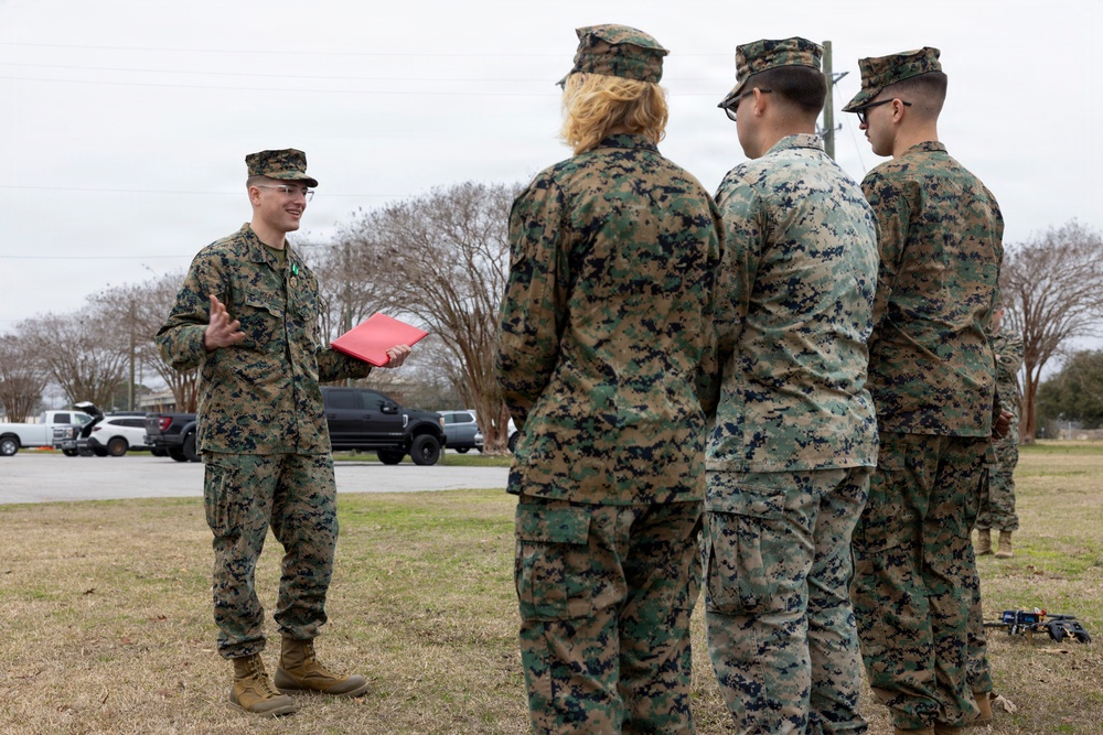 Sgt. Henry Volpe is Awarded a Navy and Marine Corps Commendation Medal