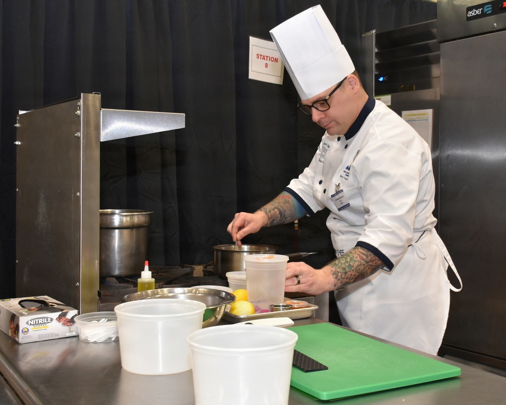 Navy Culinary Arts Team Participates in 50th Joint Culinary Training Exercise