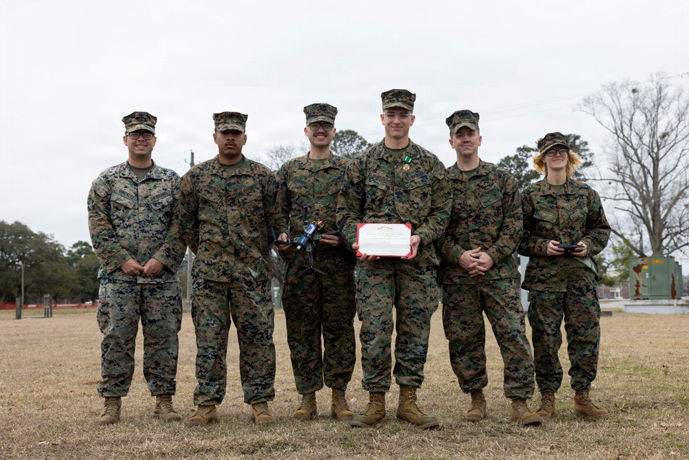 Sgt. Henry Volpe is Awarded a Navy and Marine Corps Commendation Medal