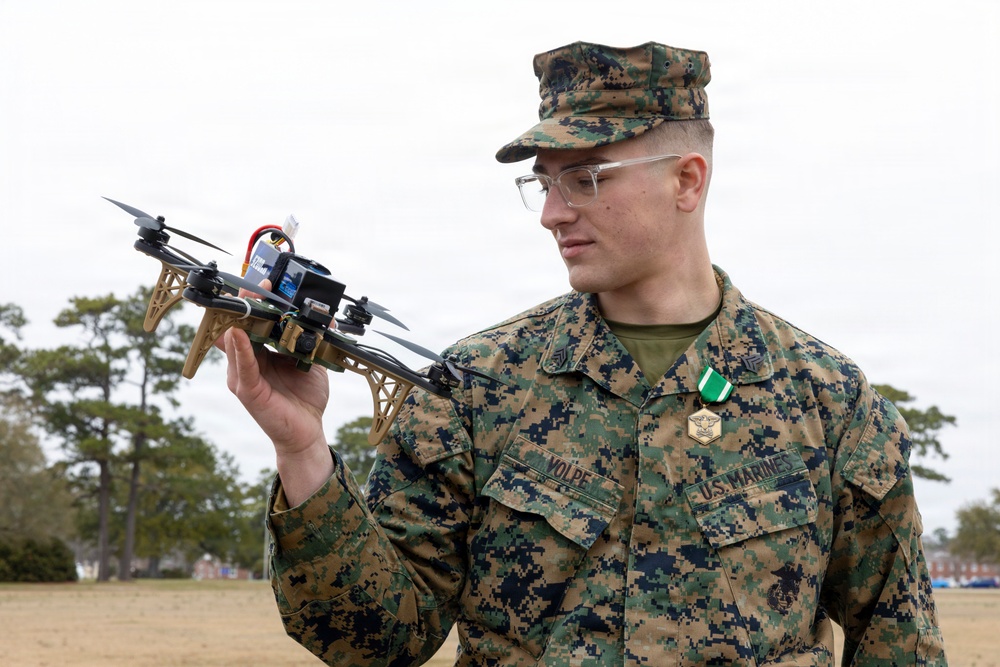 Sgt. Henry Volpe is Awarded a Navy and Marine Corps Commendation Medal