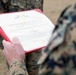 Sgt. Henry Volpe is Awarded a Navy and Marine Corps Commendation Medal