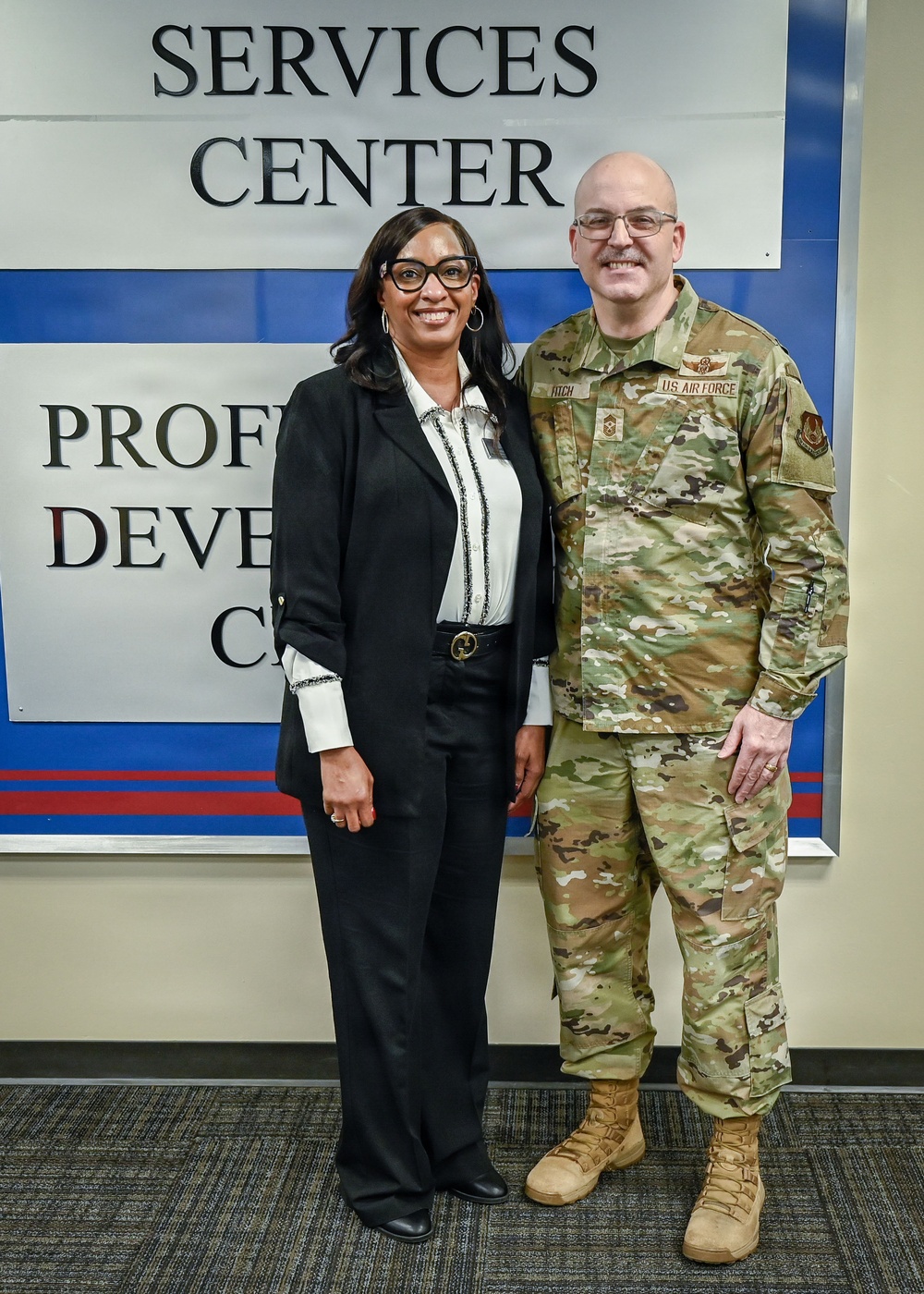 AFMC Leadership Visit AFIMSC to Engage Airmen
