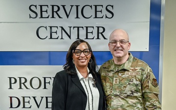AFMC Leadership Visit AFIMSC to Engage Airmen