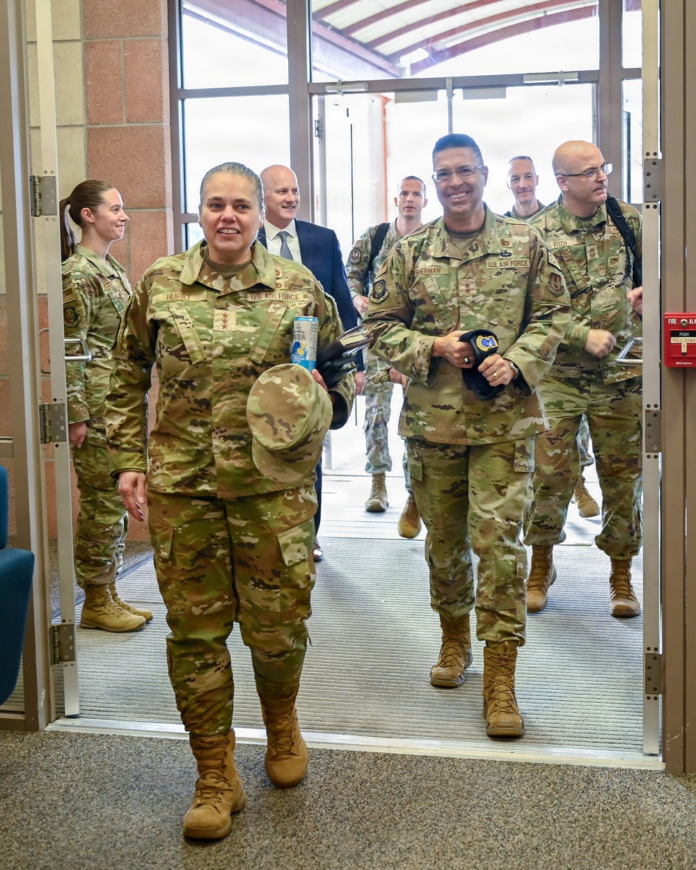 AFMC Leadership Visit AFIMSC to Engage Airmen
