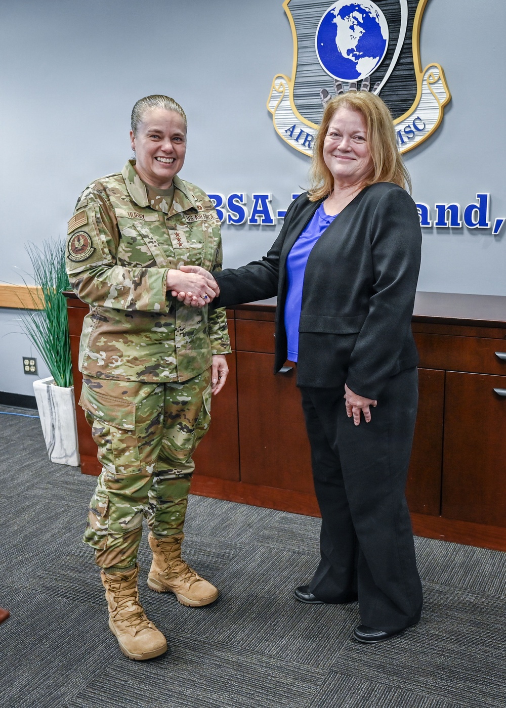 AFMC Leadership Visit AFIMSC to Engage Airmen