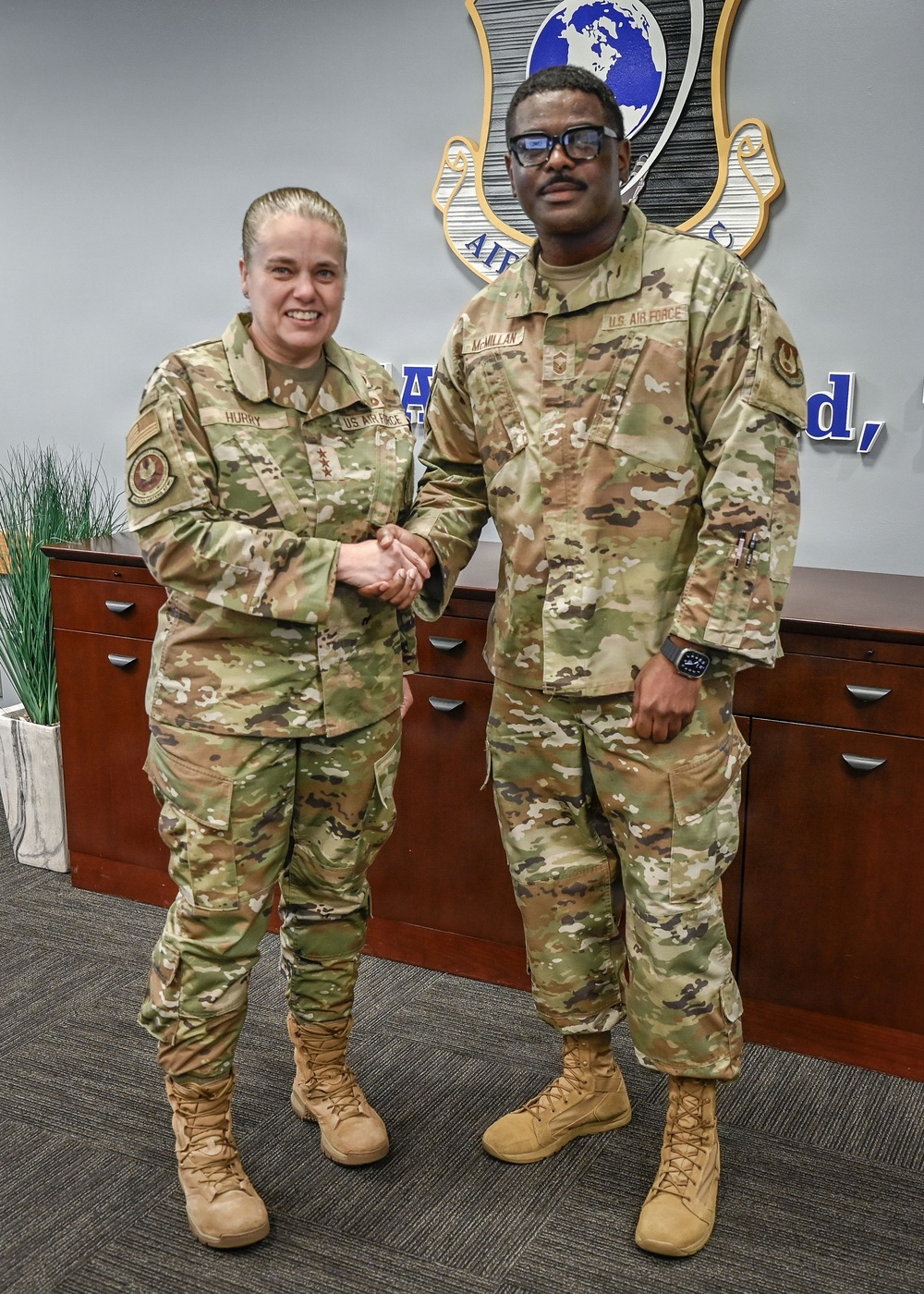 AFMC Leadership Visit AFIMSC to Engage Airmen