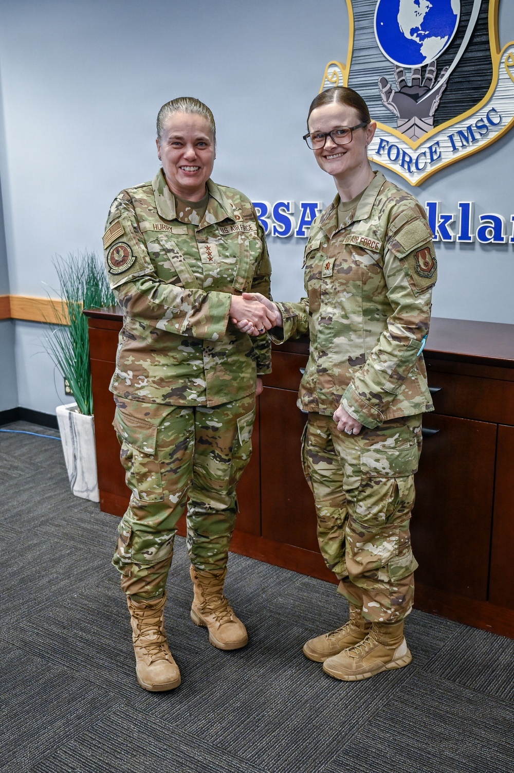 AFMC Leadership Visit AFIMSC to Engage Airmen