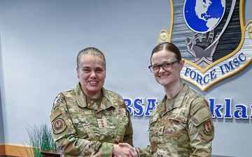 AFMC Leadership Visit AFIMSC to Engage Airmen