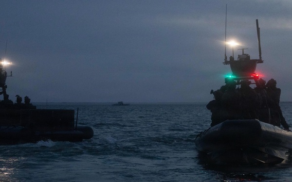 USCG MSRT-E conducts live-fire training at Cherry Point waterways
