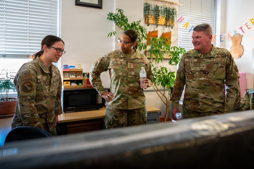 Brig. Gen. Lance R. French, Deputy Assistant Secretary for Contracting visits 90th Contracting