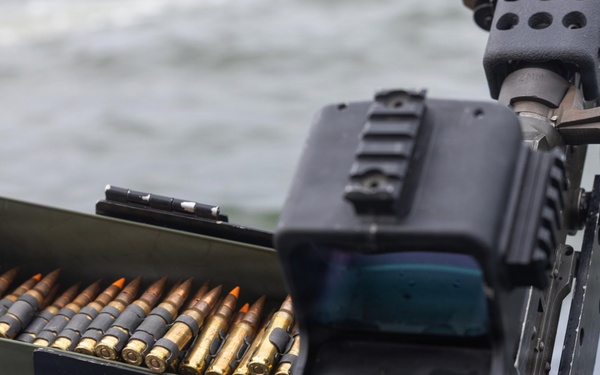 USCG MSRT-E conducts live-fire training at Cherry Point waterways