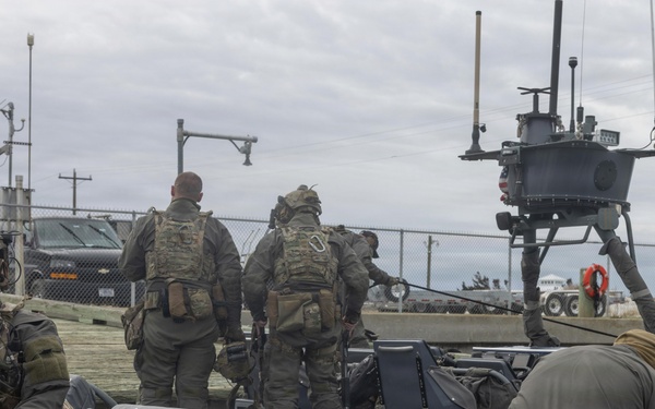 USCG MSRT-E conducts live-fire training at Cherry Point waterways