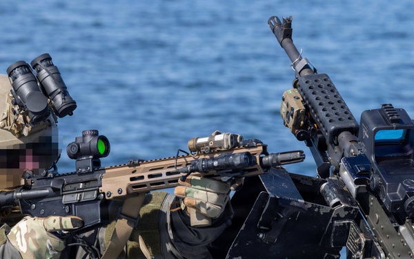 USCG MSRT-E conducts live-fire training at Cherry Point waterways