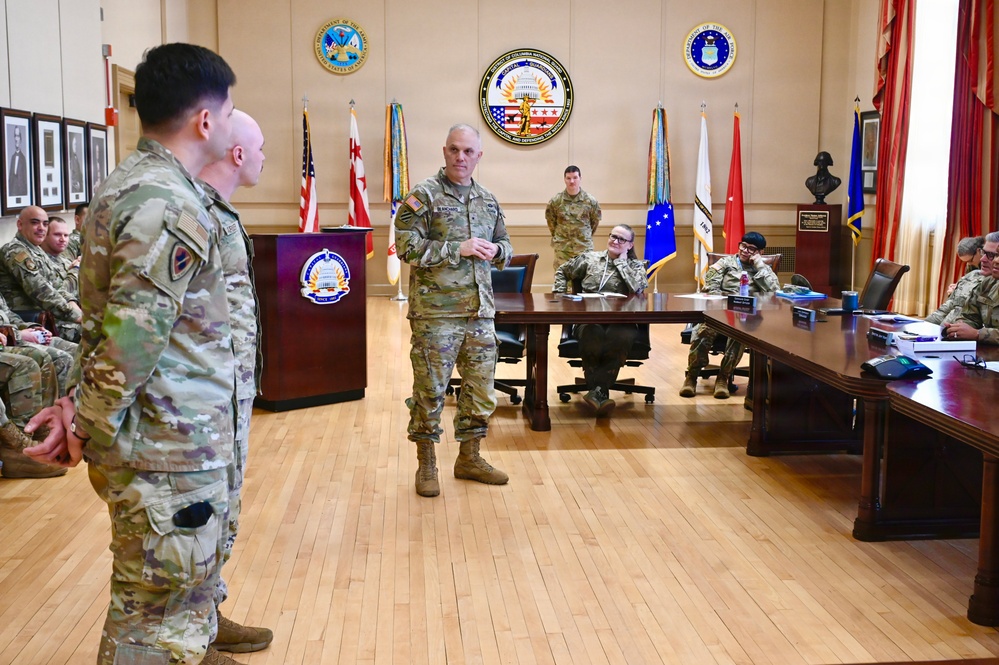 DCNG Commanding General Recognizes JTF-DC Leaders and Partners