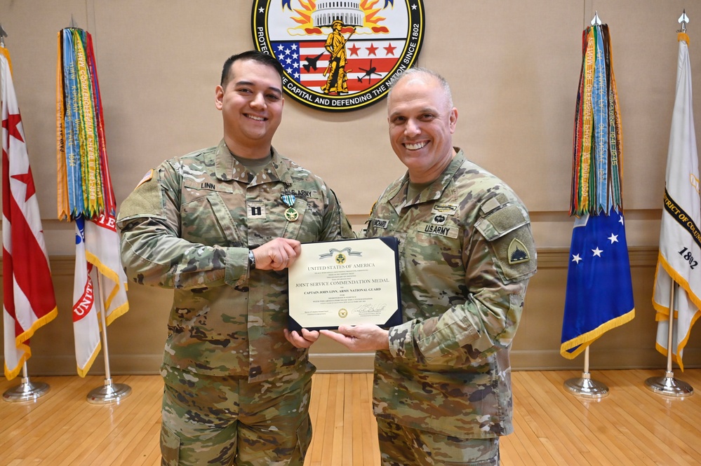 DCNG Commanding General Recognizes JTF-DC Leaders and Partners