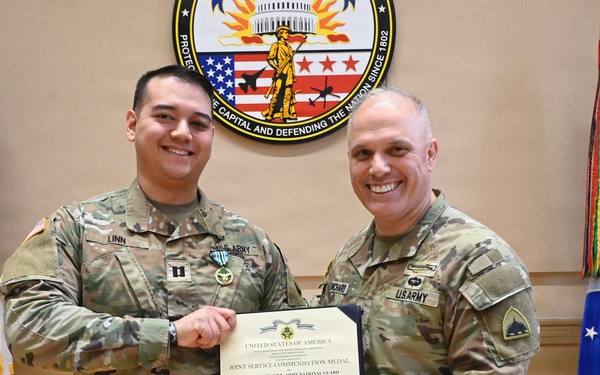 DCNG Commanding General Recognizes JTF-DC Leaders and Partners