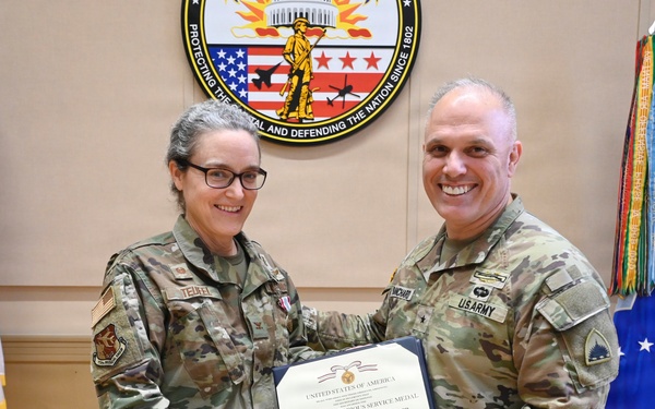 DCNG Commanding General Recognizes JTF-DC Leaders and Partners
