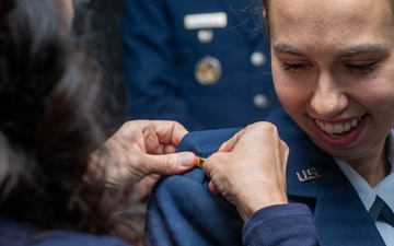 Virginia Air National Guard Airman commissions following direct appointment