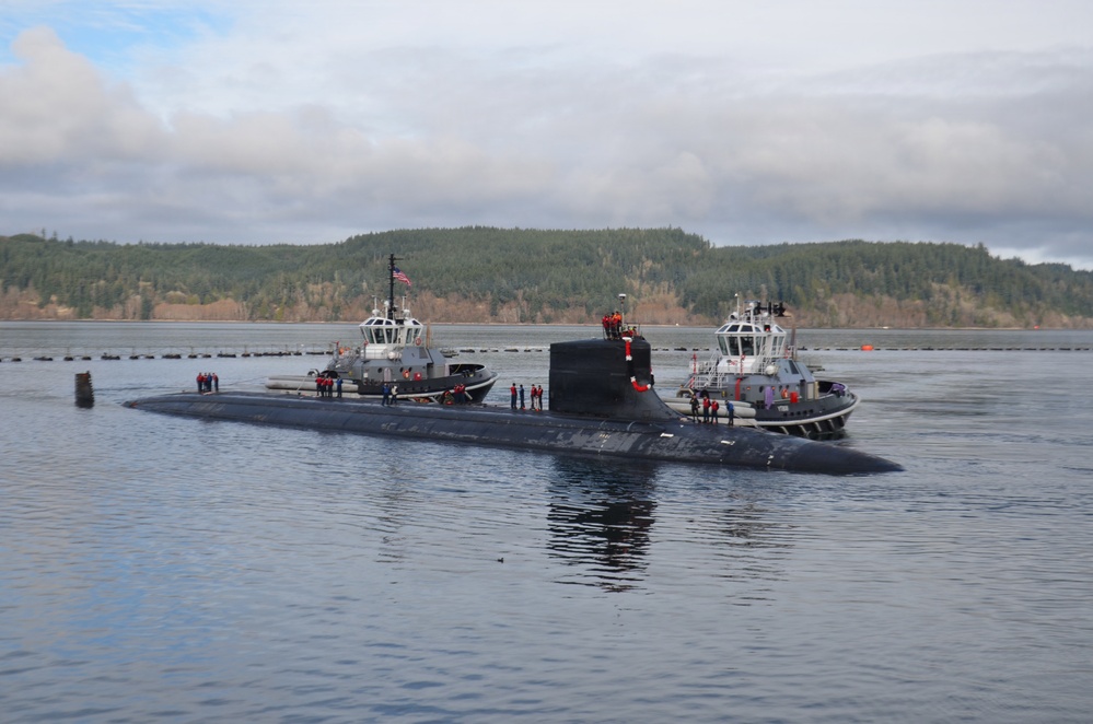 USS Seawolf (SSN 21) returns from deployment
