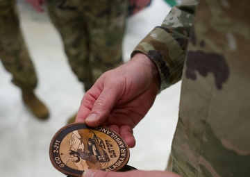 Director of the Army National Guard visits with Alaska Army Guard Soldiers