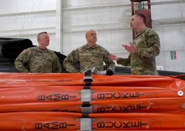 Director of the Army National Guard visits with Alaska Army Guard Soldiers