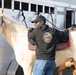 U.S. Marine Corps Mounted Color Guard conducts horsemanship training in preparation for Houston Livestock Show and Rodeo