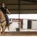 U.S. Marine Corps Mounted Color Guard conducts horsemanship training in preparation for Houston Livestock Show and Rodeo