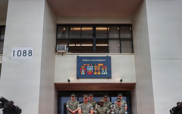 3rd Maint. Bn and 3rd MLR Marines participate in a meet and greet