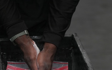 1st Armored Division Soldiers participate in the Strong Man Competition