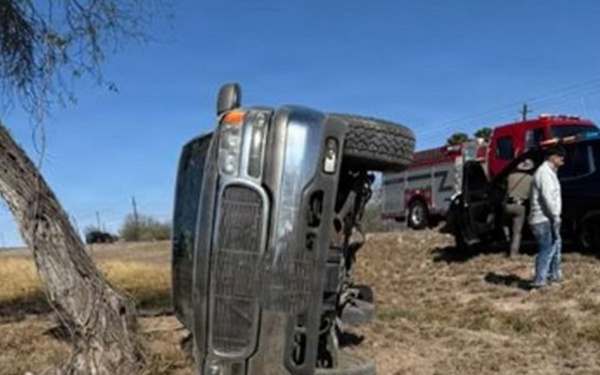 Quick-Acting Soldiers with JTF-Southern Border Pull Elderly Man from Overturned Vehicle
