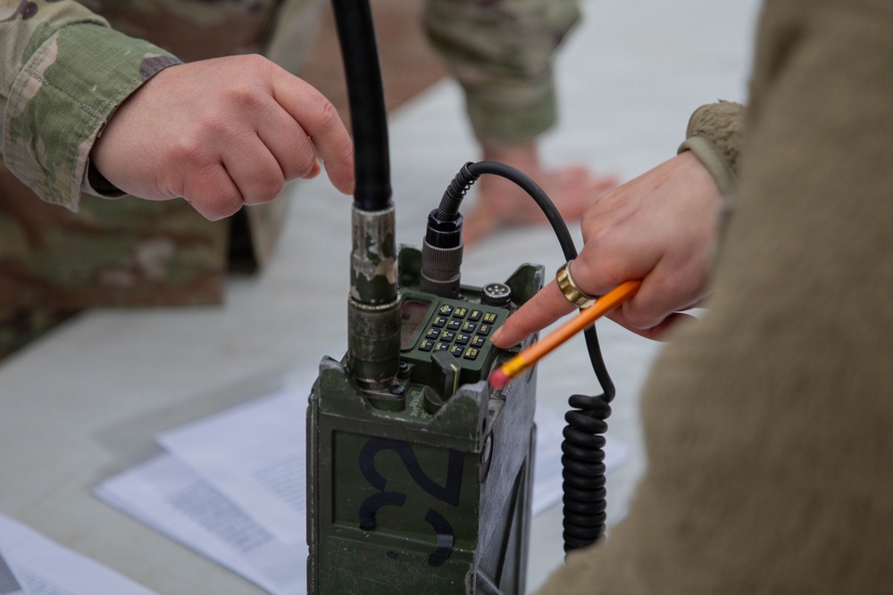 First Year Graduate Veterinary Education officers conduct tactical combat care training during Military Working Dog Week 2026