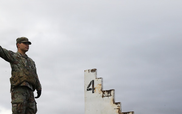 Soldiers Take Aim During Joint Best Squad Competition