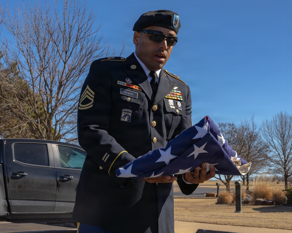 75th Field Artillery Brigade Renders Full Military Honors