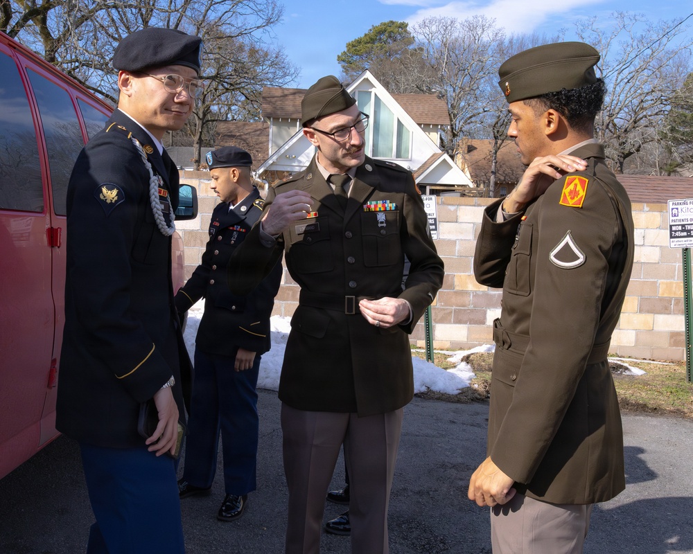 75th Field Artillery Brigade Renders Full Military Honors