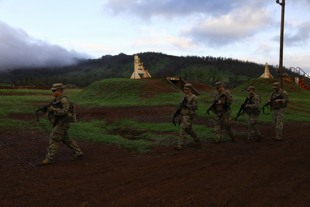 Soldiers Take Aim During Joint Best Squad Competition