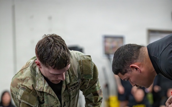 Iron Soldiers fight to win in Combatives during Torch Week