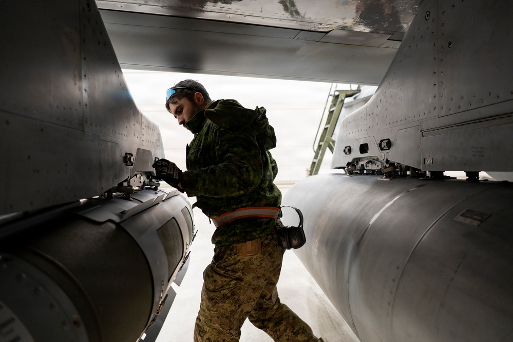 ARCTIC EDGE 2026: RCAF CF-18 operations