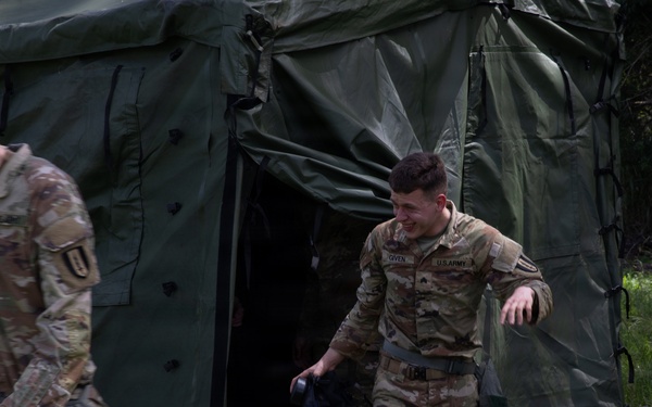 Soldiers Endure CS Gas During Best Squad Event