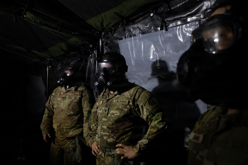 Soldiers Endure CS Gas During Best Squad Event