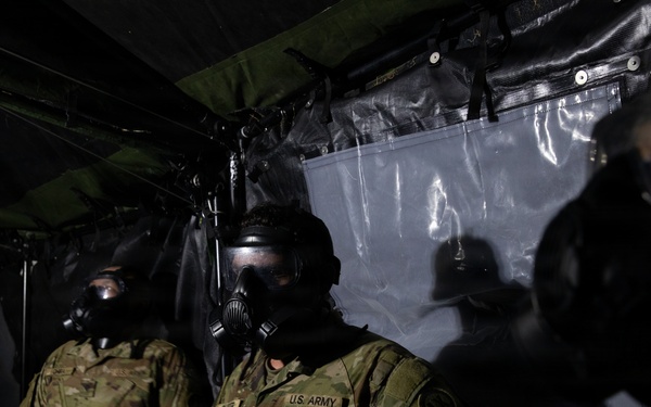 Soldiers Endure CS Gas During Best Squad Event