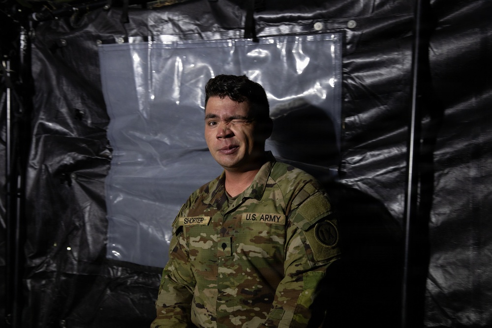 Soldiers Endure CS Gas During Best Squad Event