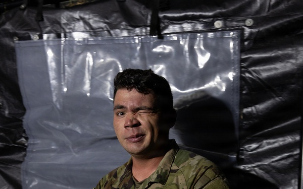 Soldiers Endure CS Gas During Best Squad Event