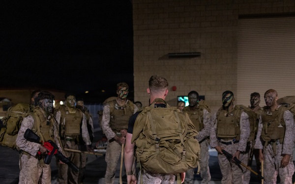U.S. Marines with Martial Arts Instructor Course 48-26 participate in culminating event