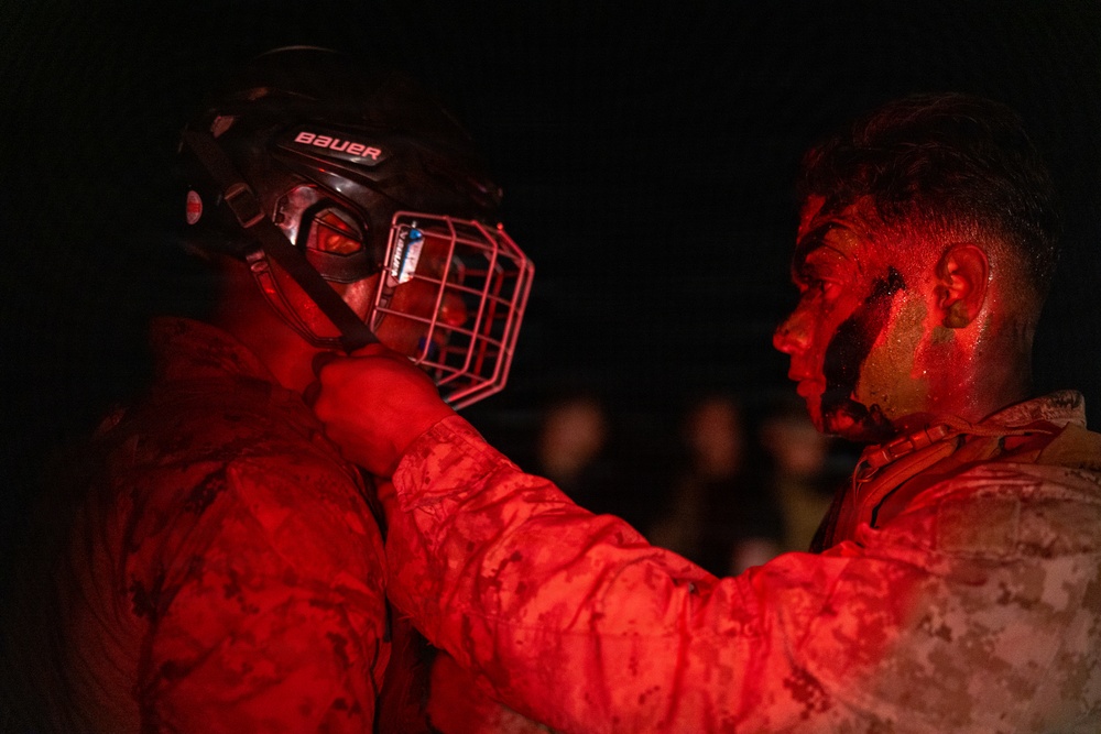 U.S. Marines with Martial Arts Instructor Course 48-26 participate in culminating event