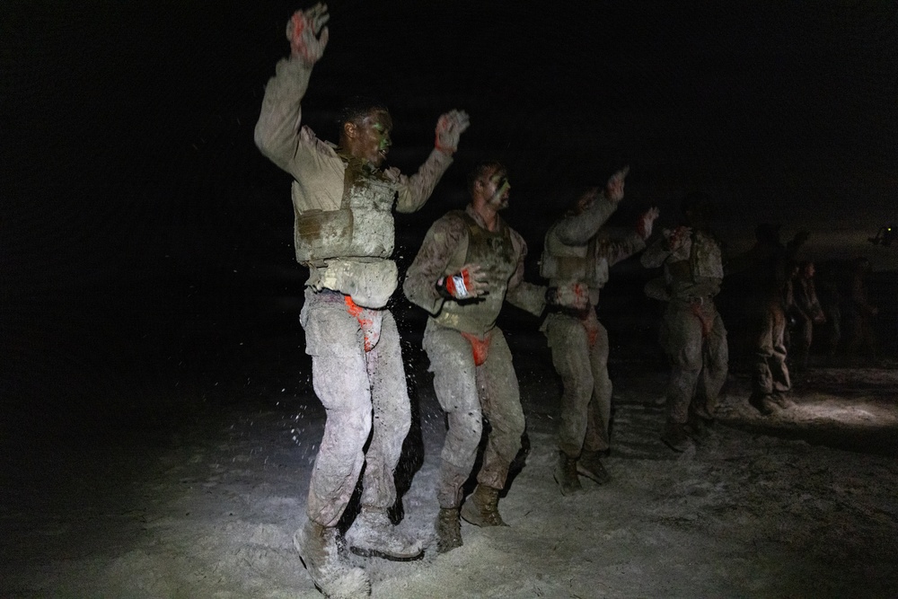 U.S. Marines with Martial Arts Instructor Course 48-26 participate in culminating event