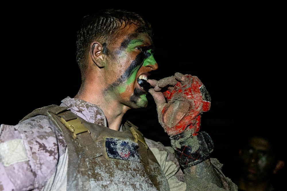 U.S. Marines with Martial Arts Instructor Course 48-26 participate in culminating event