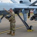 174th Attack Wing specialist checks MQ-9 Reaper data during Sentry South 26-2