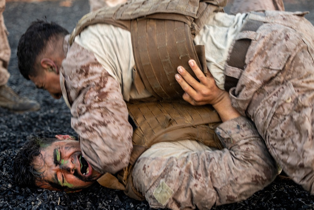 U.S. Marines with Martial Arts Instructor Course 48-26 participate in culminating event