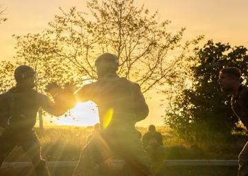 U.S. Marines with Martial Arts Instructor Course 48-26 participate in culminating event