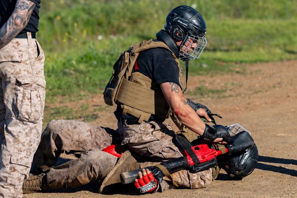 U.S. Marines with Martial Arts Instructor Course 48-26 participate in culminating event
